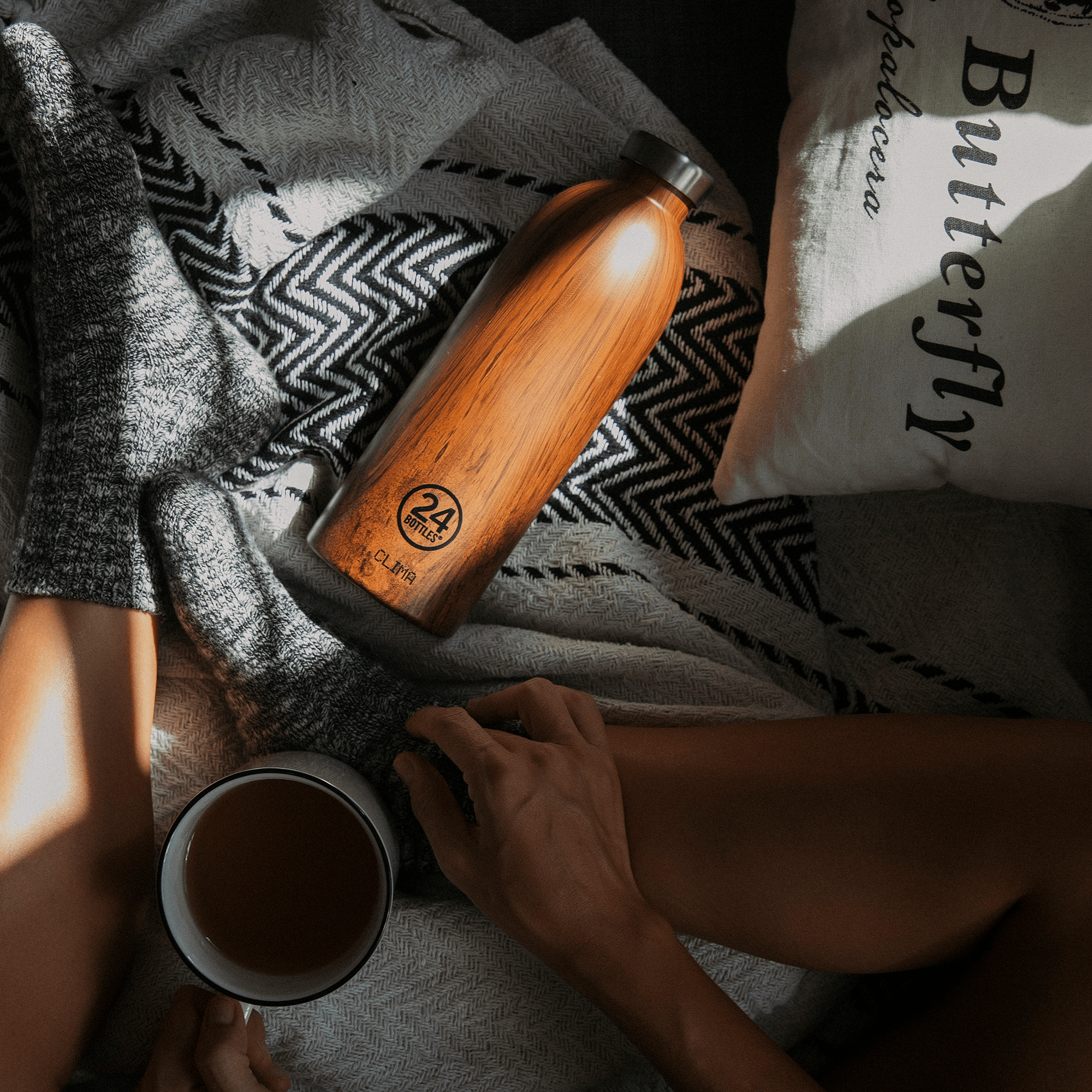 Clima Bottle | Sequoia Wood - 500 ml