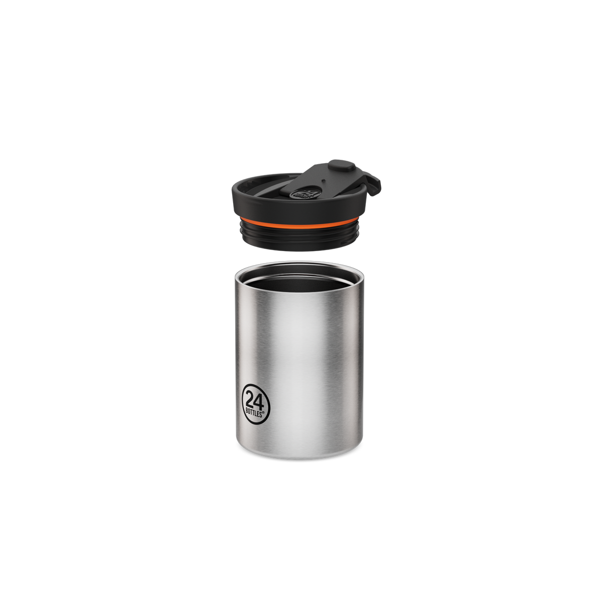 Travel Tumbler | Brushed Steel - 350 ml