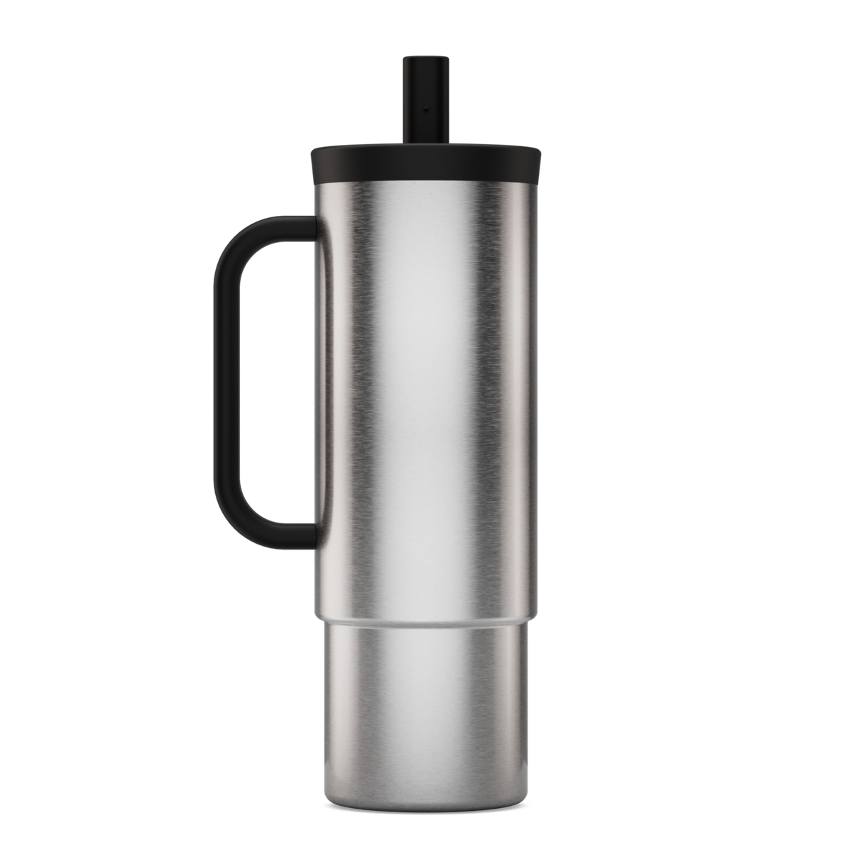 Straw Cup | Brushed Steel - 800 ml