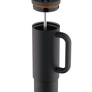 Straw Cup | Tuxedo Black - 800 ml