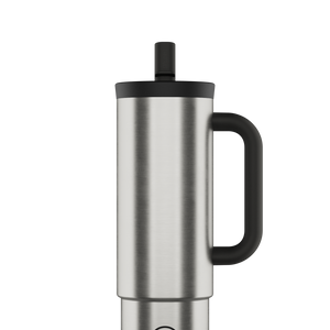 Straw Cup | Brushed Steel - 800 ml