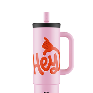 Straw Cup | Hey! Pink - 800 ml