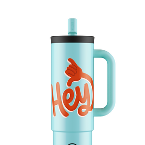 Straw Cup | Hey! Blue - 800 ml
