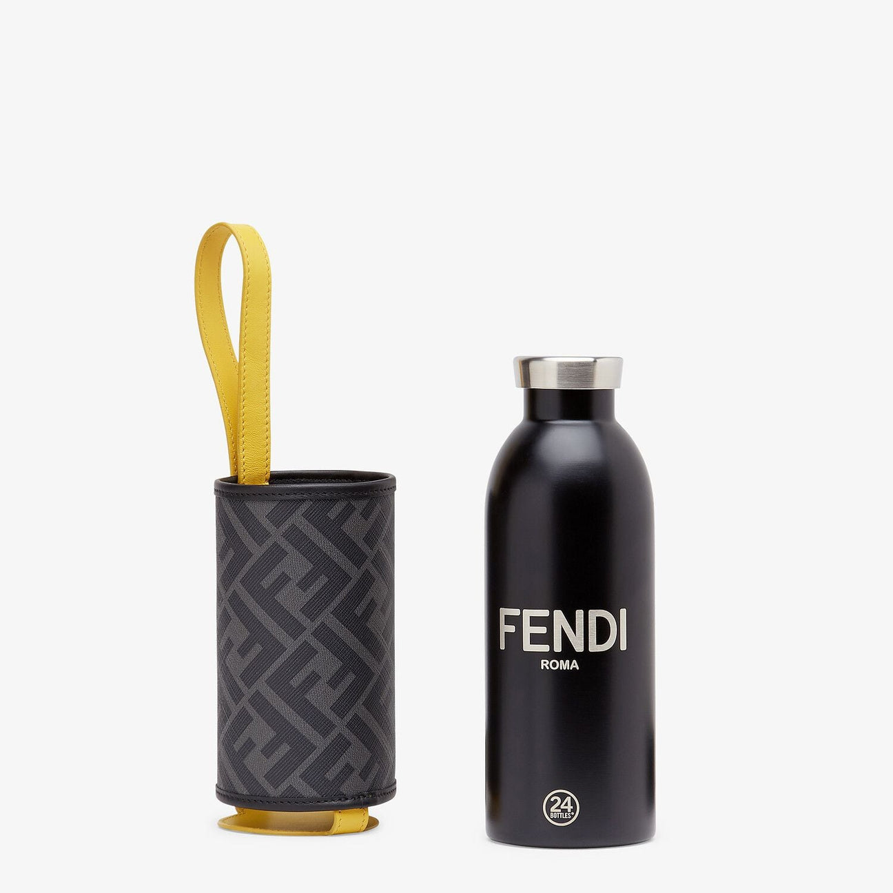 FENDI x 24Bottles: insulated bottles made of stainless steel, not aluminium