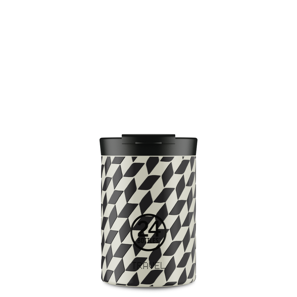 Travel Tumbler | Groovy White - 350 ml